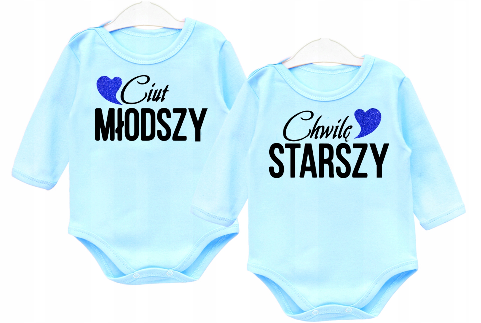 

Zestaw body dł. rękaw dla bliźniaków r. 68
