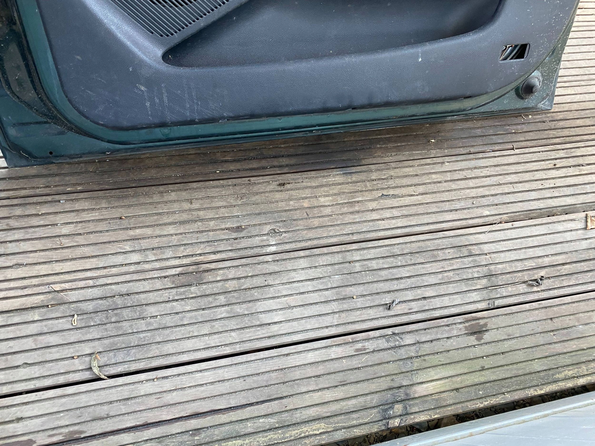 SKODA FABIA and HB complete door right front front green