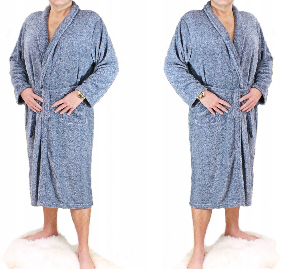 

Szlafrok Męski Royal Elegancki Ciepły Mięsisty