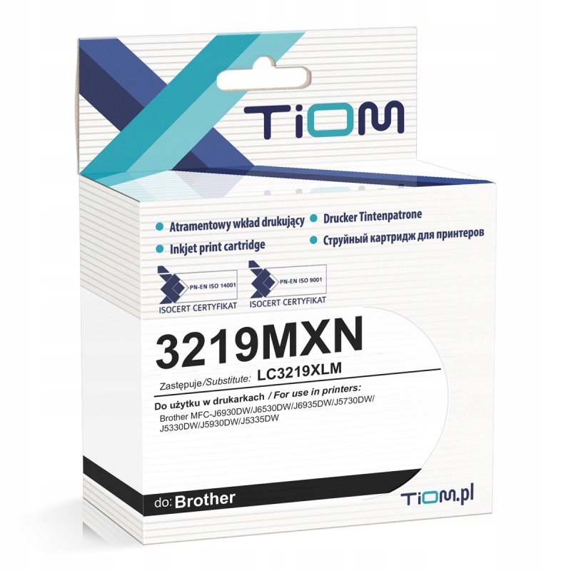 Tusz Tiom do Brother 3219MXN LC3219XLM 1500 str. magenta