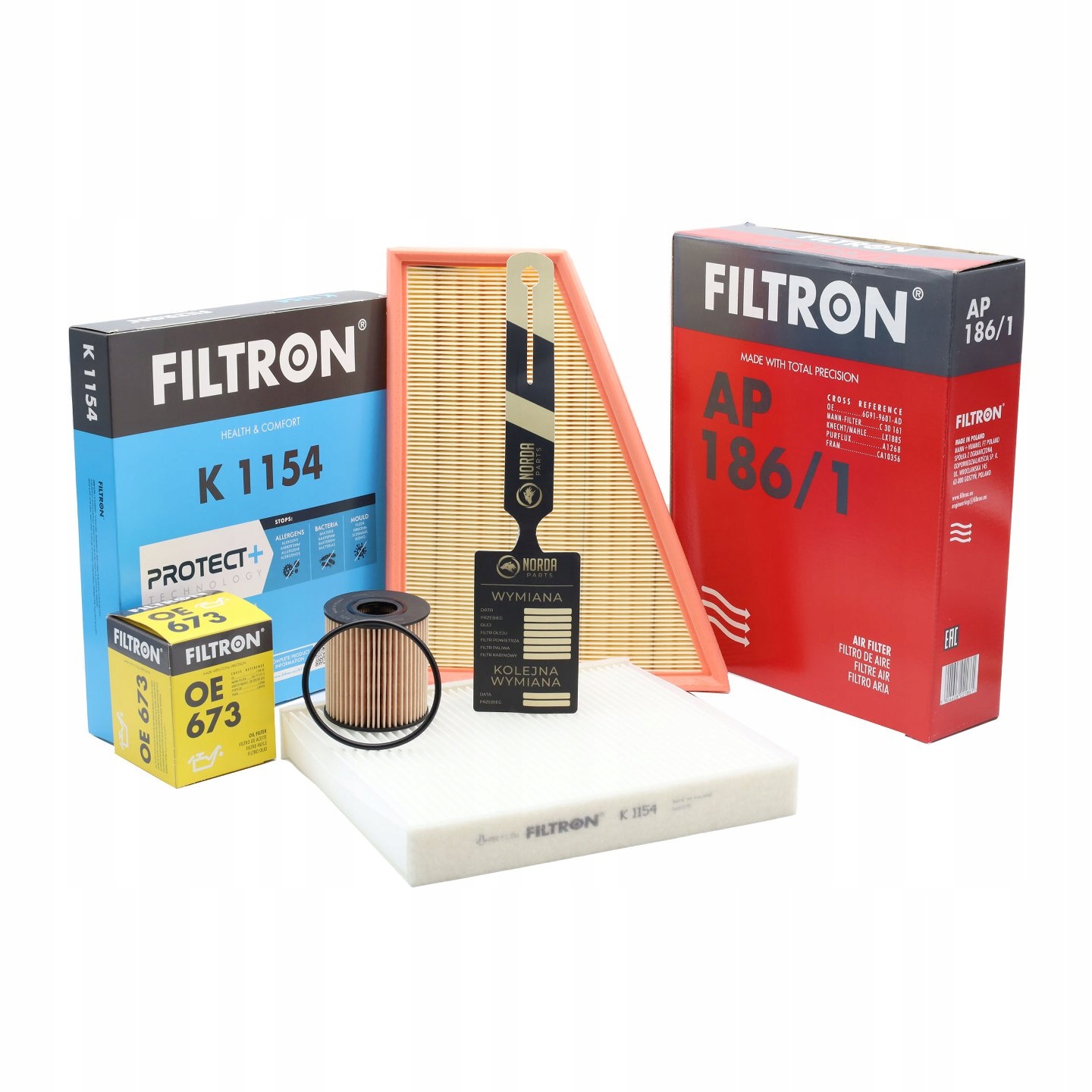 Zestaw Filtrów Filtron do Ford Galaxy Mondeo Mk4 Iv 2.0 Tdci