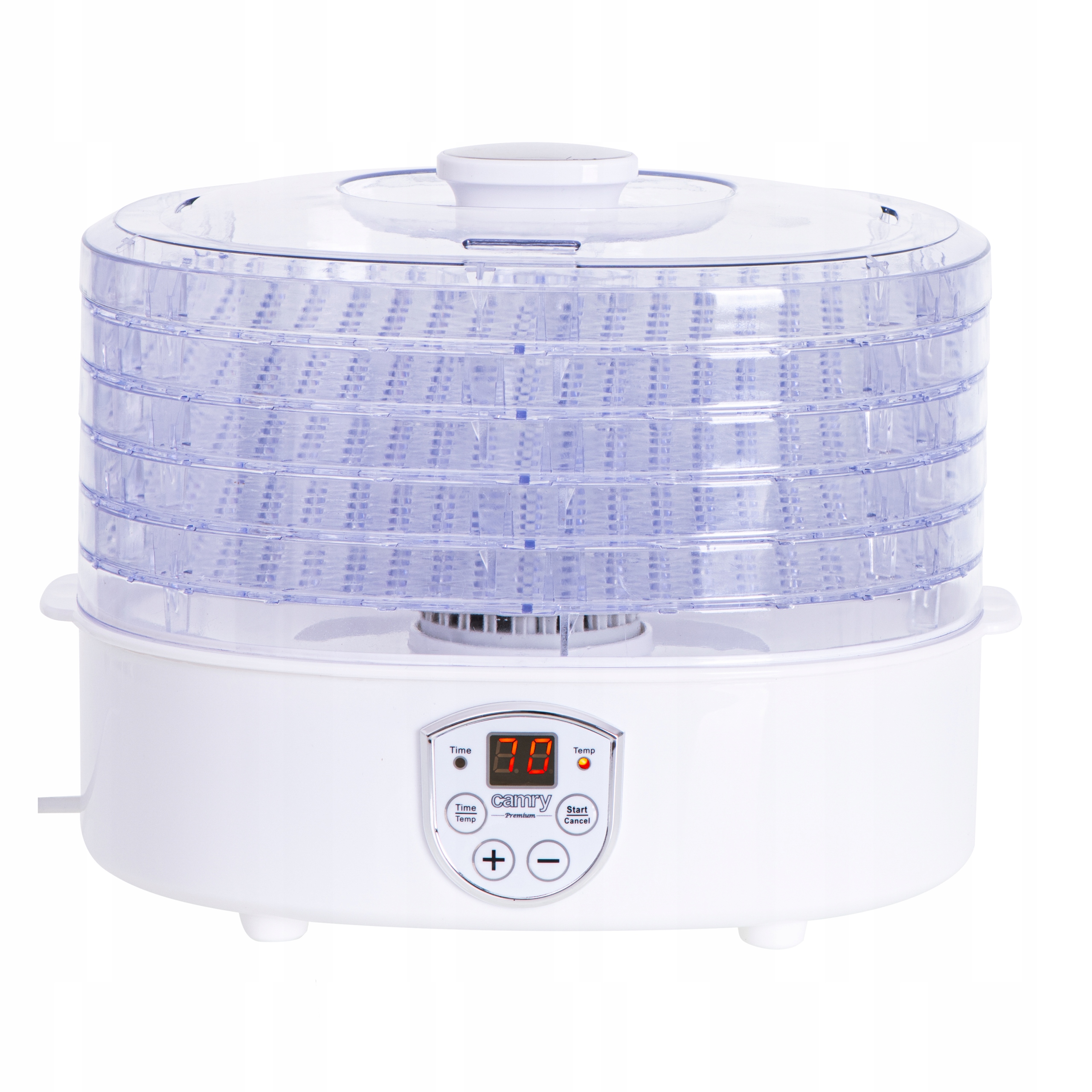 Suszarka do żywności Camry Cr 6659, 5 tac, z timerem i regulacją temperatur