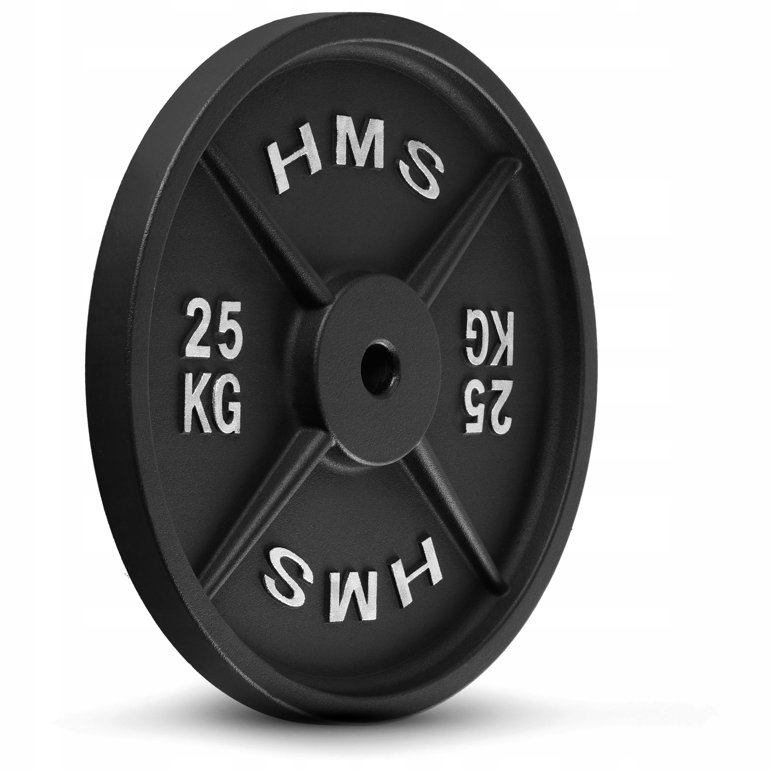 Litinový talíř Hms TCN25 25 kg, otvor 31 mm, závaží pro posilovnu
