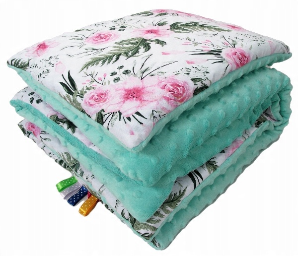 

kocyk Minky 75x100 kołderka poduszka
