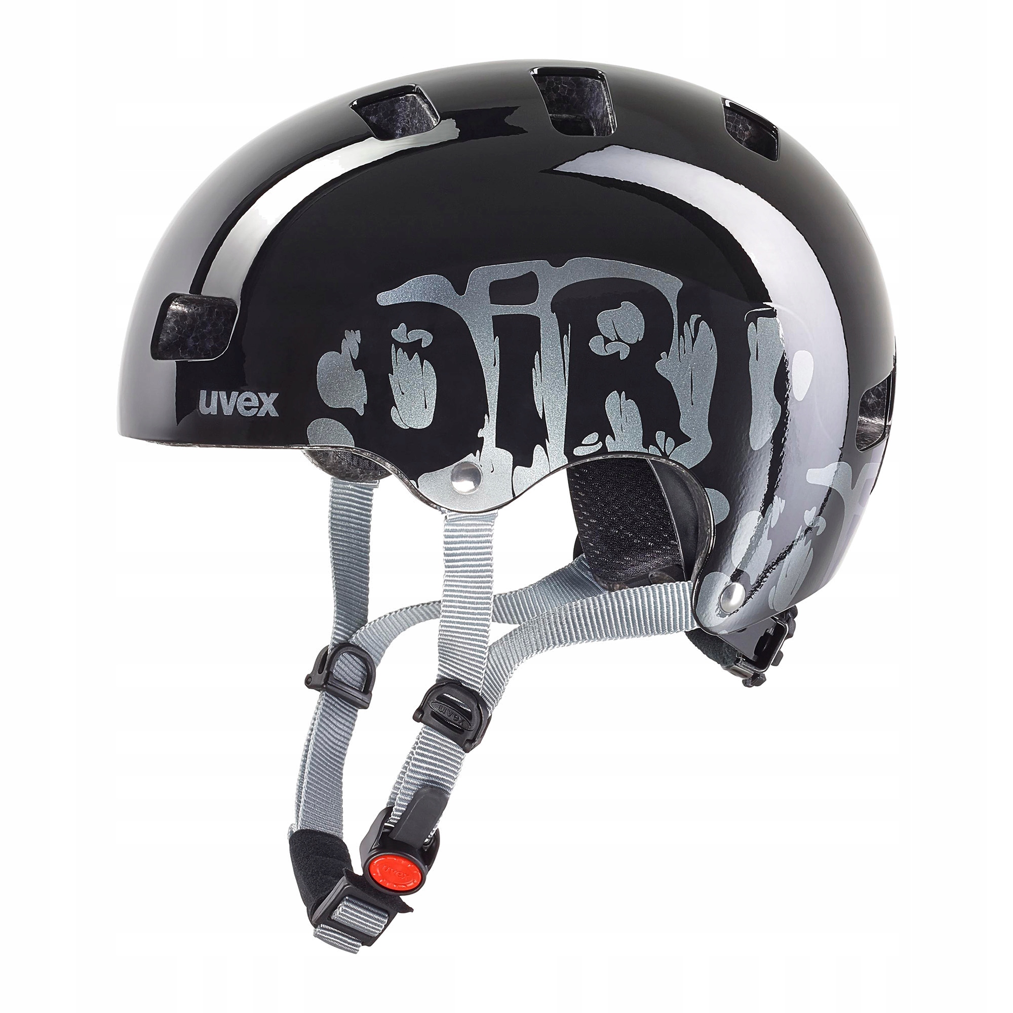 Kask rowerowy dziecięcy Uvex Kid 3 Czarny 55-58 cm