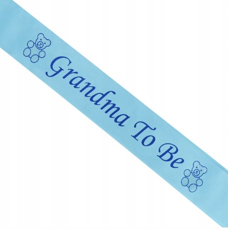 SZARFA DLA BABCI BĘDĘ BABCIĄ BABY SHOWER PĘPKOWE