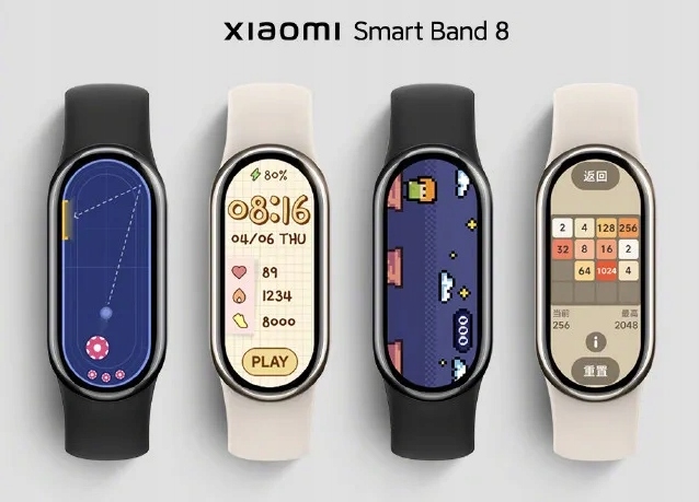 Smartwatch Opaska Xiaomi Mi Band 8 SpO2 Czarny Stan opakowania oryginalne