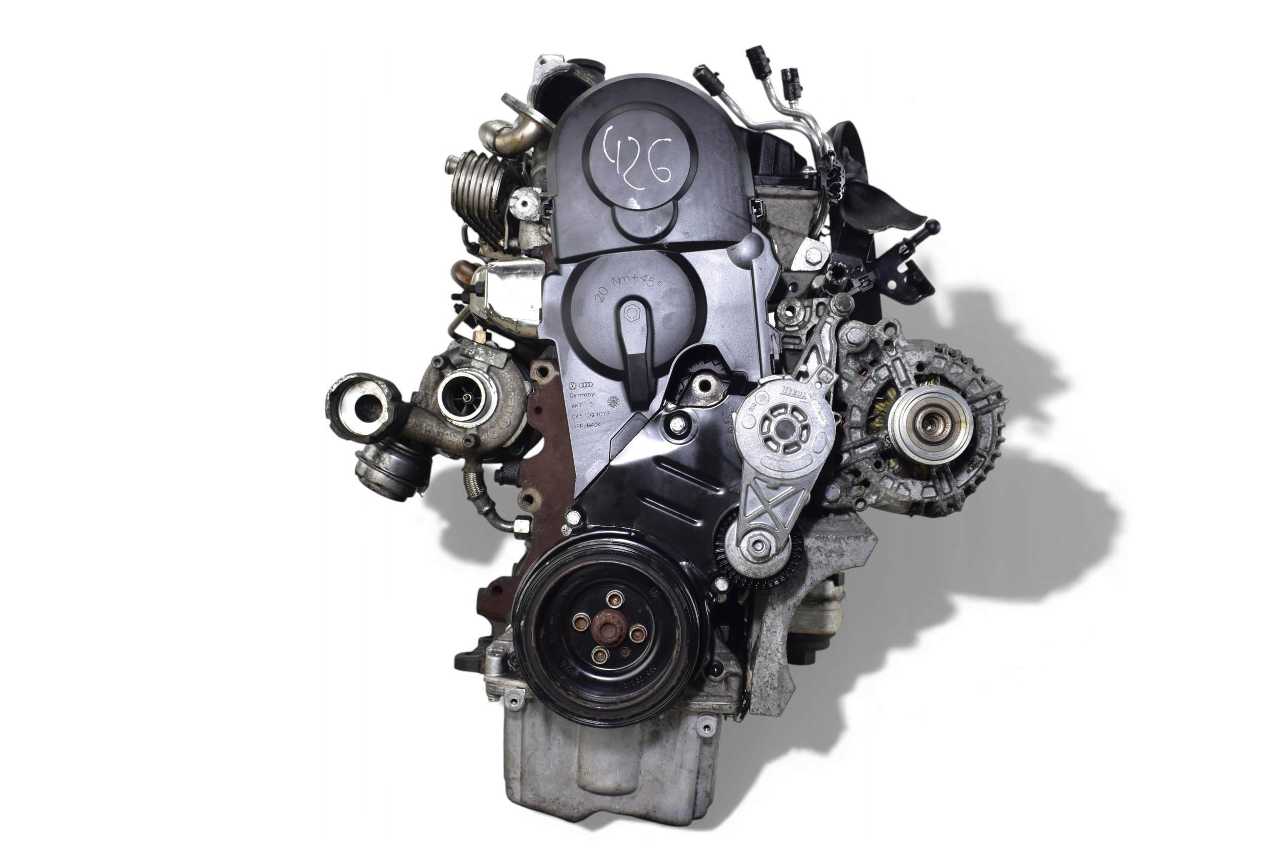 engine PASSAT B6 GOLF V TOURAN OCTAVIA II TOLEDO 1.9TDI 105KM BXE KOMPRESJA