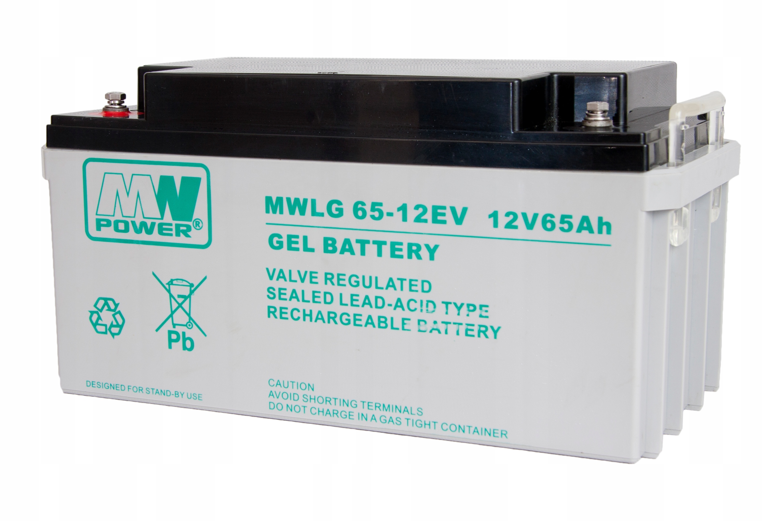 Bezúdržbový akumulátor Gel 12V 65Ah karavan, Ups, c.o. Mwlg 65-12EV