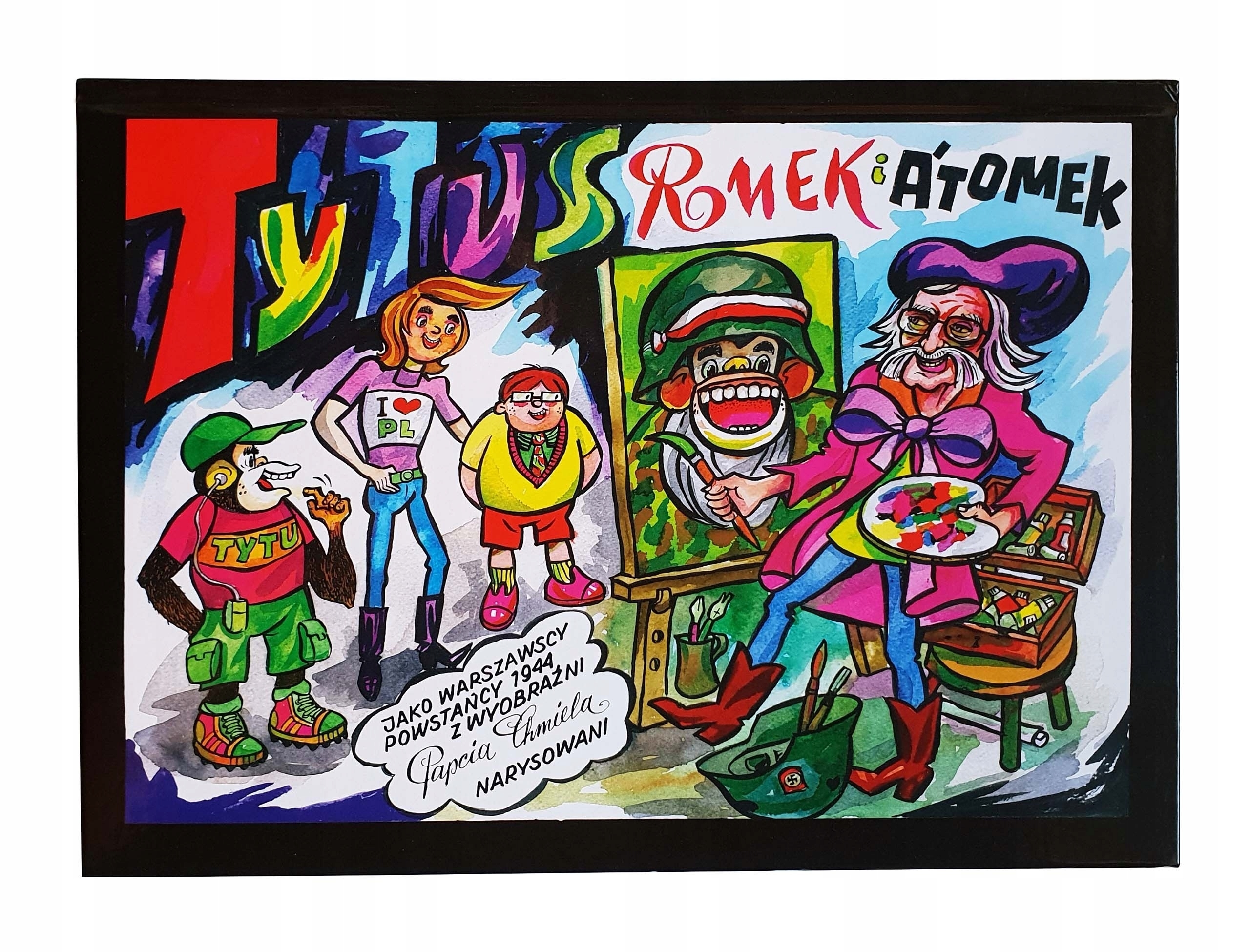 Tytus Romek Powstańcy 1944 Papcio Chmiel Autograf