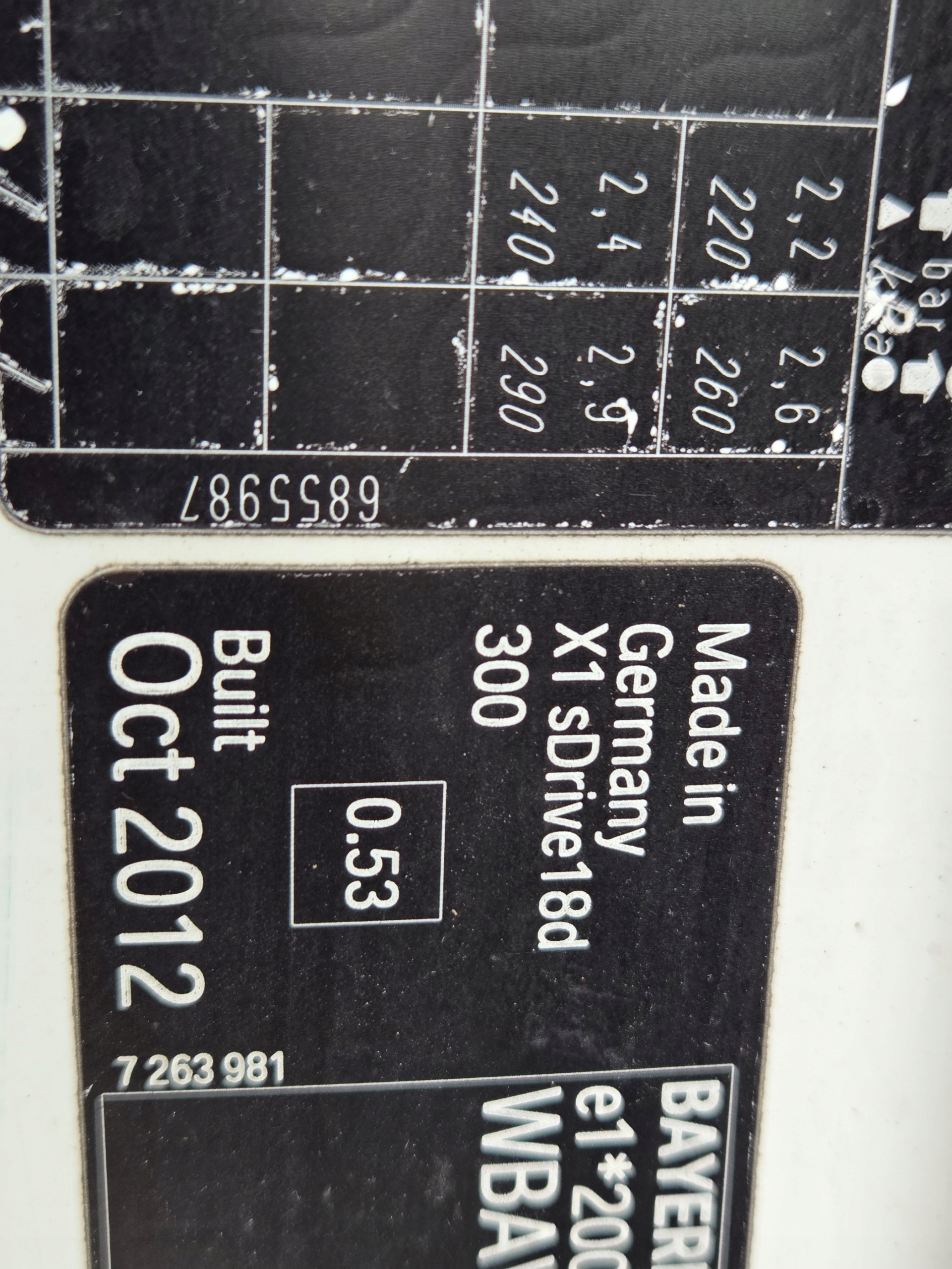moulding right threshold BMW X1 E84 M PAKIET 300