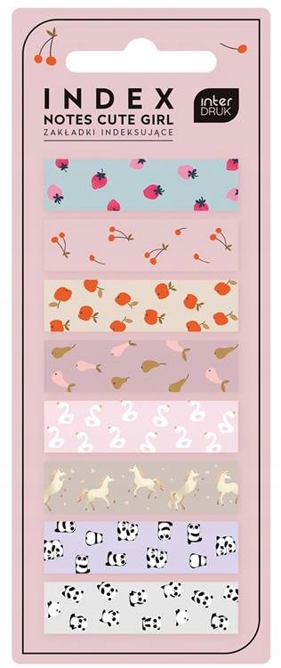 

Zakładki Indeksujące Cute Girl 12x45mm 200 Sztuk