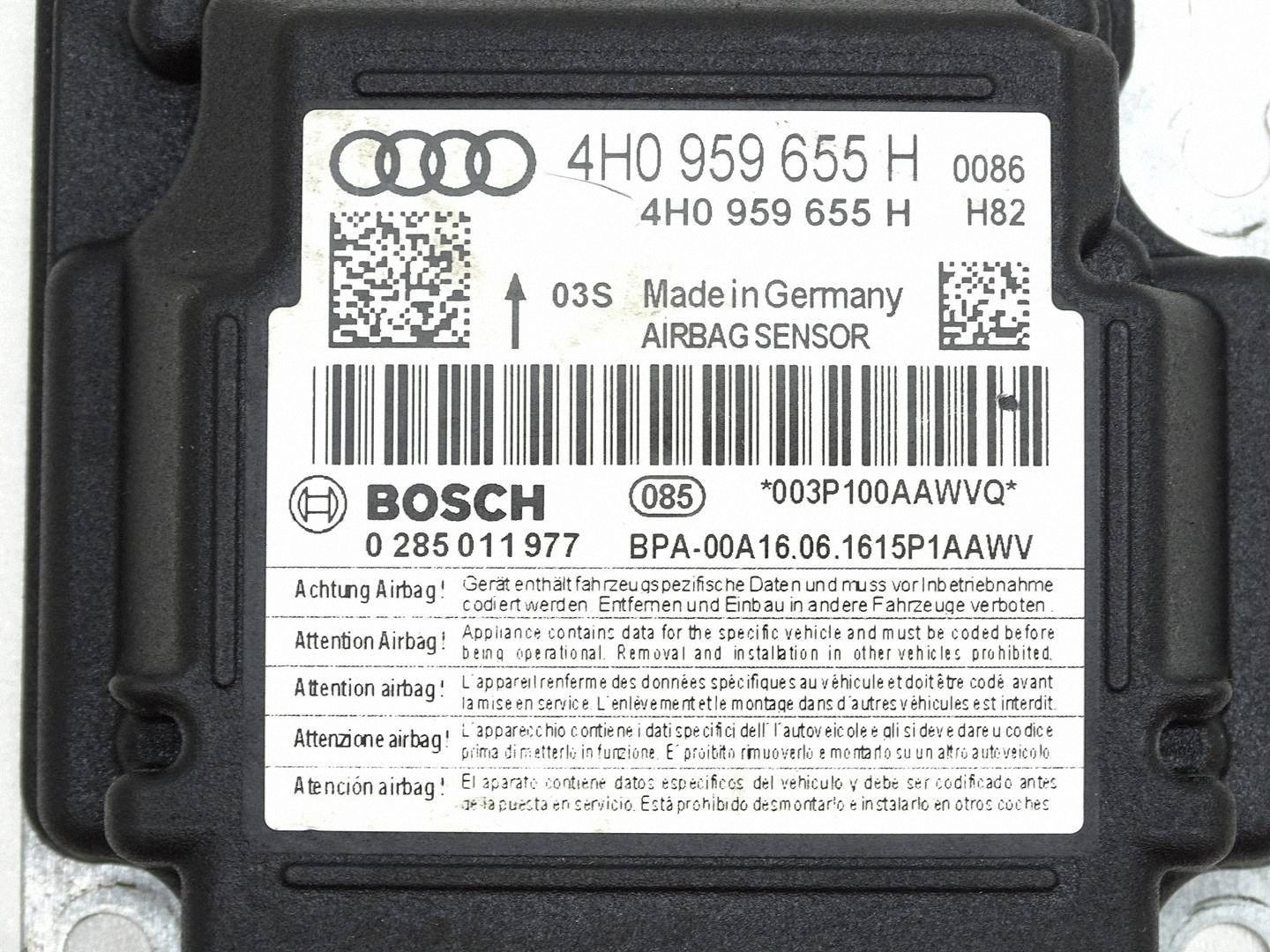modulo Centralina SENSOR airbag airbag Spina AUDI A6 C7 A7 4G 4H0959655H