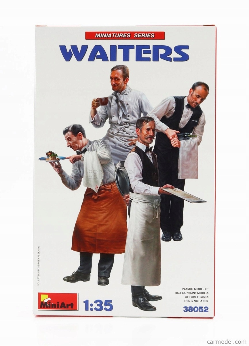 Miniart Figures Waiters Camerieri 1:35