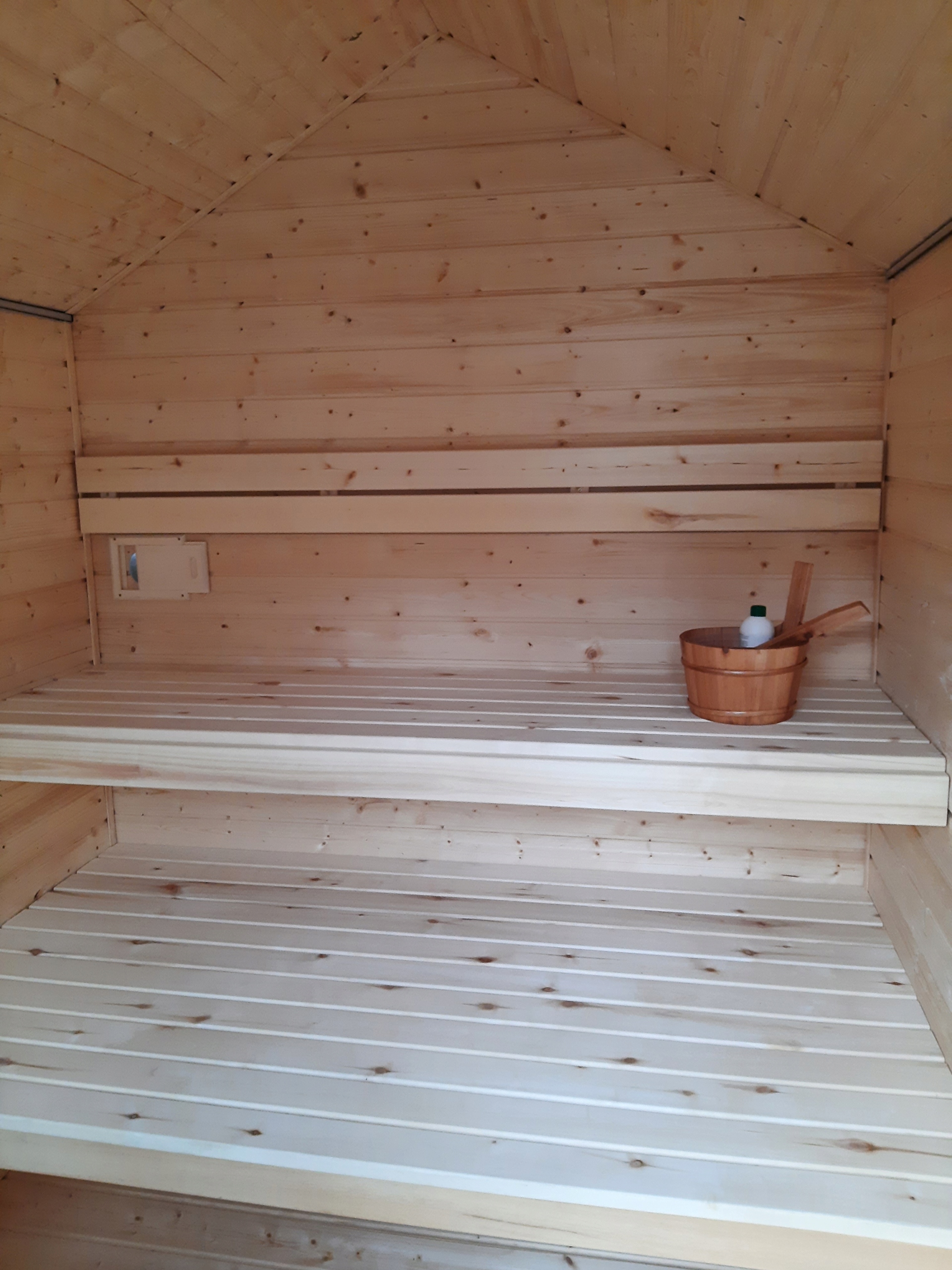 Sauna Ogrodowa Nowoczesna Stodoła Waga produktu z opakowaniem jednostkowym 1000 kg