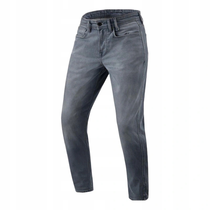 Motocyklové džínsy Revit Keegan Tapered Medium Grey Used šedé