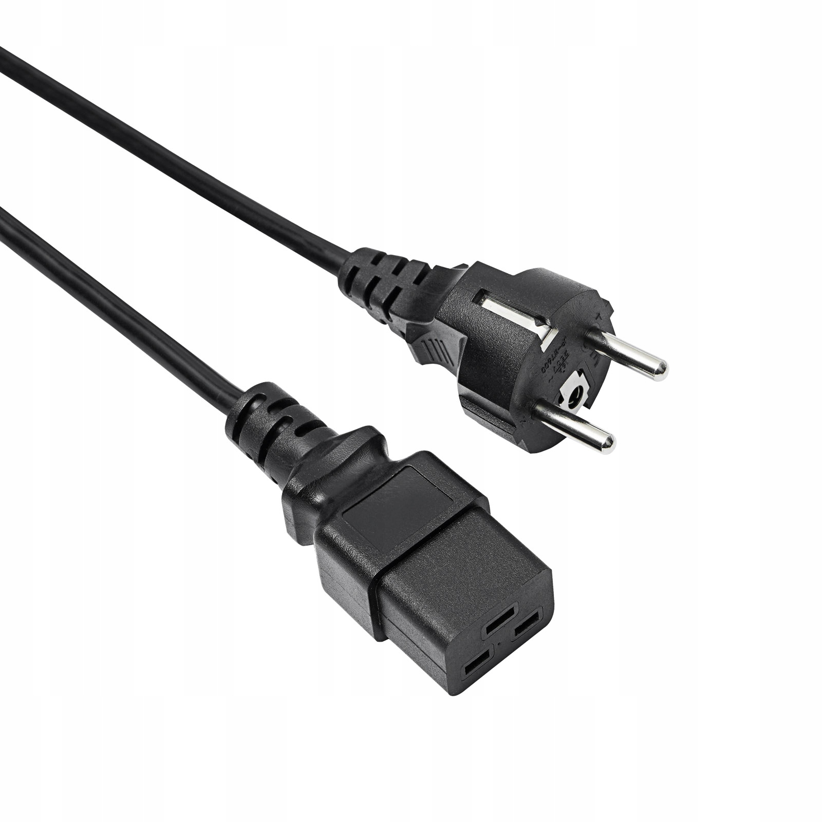Kabel zasilający 3 pin Akyga AK-UP-01 serwerowy Ups Iec C19 Cee 7/7 1.8m