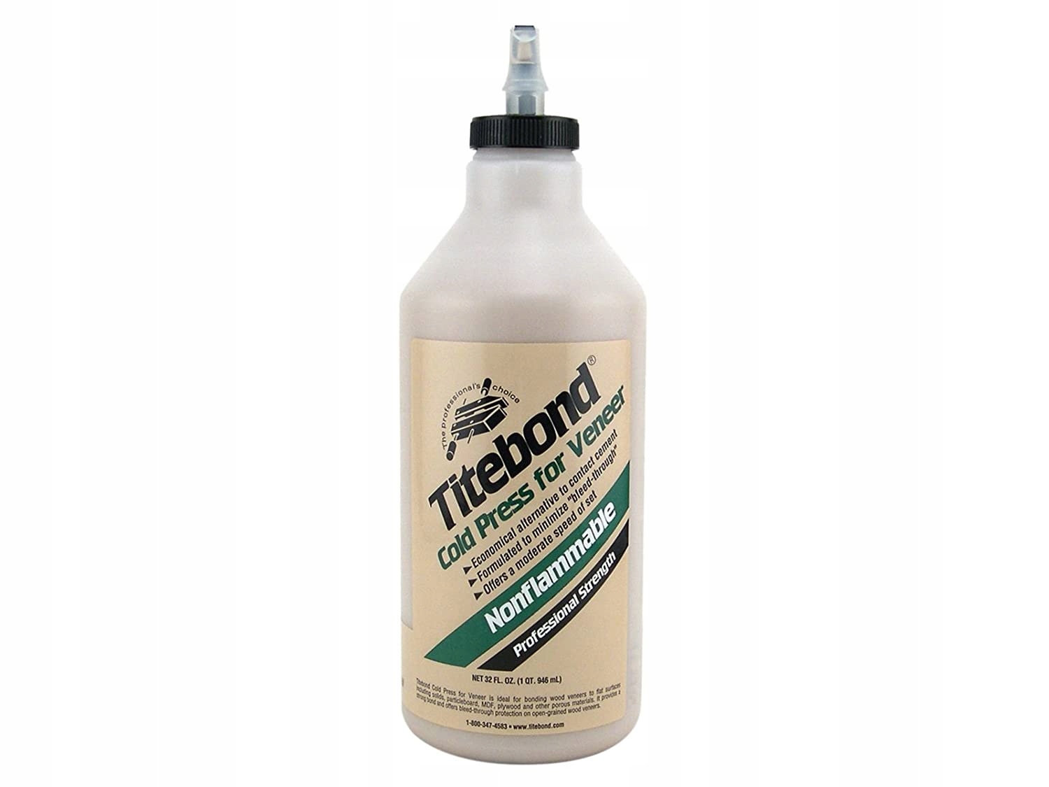 Titebond Cold Press Veneer – lepidlo na dýhu, lepidlo na dřevo 946 ml/1 kg