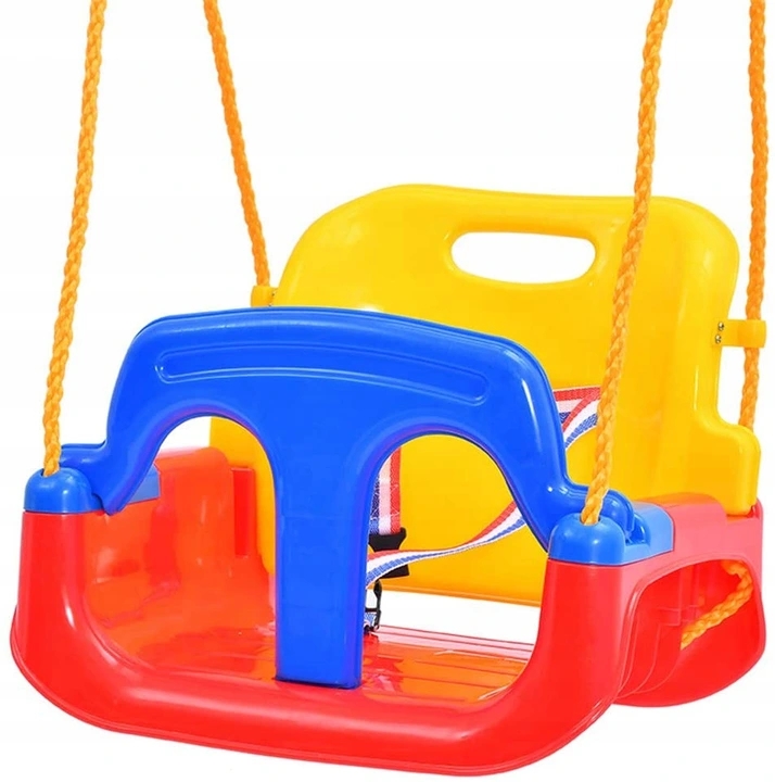 4w1 huśtawka kubełkowa modułowa dla dzieci pasy ogrodowa do pokoju 6m-7lat Marka Omna