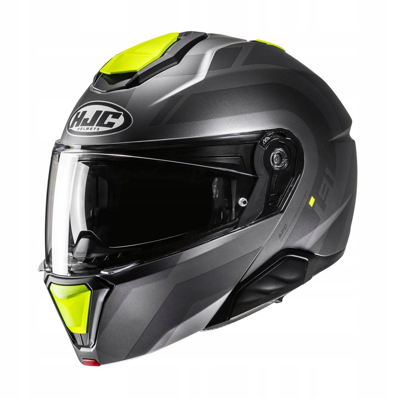 Motocyklová Prilba Hjc I91 Arven Grey Yellow L