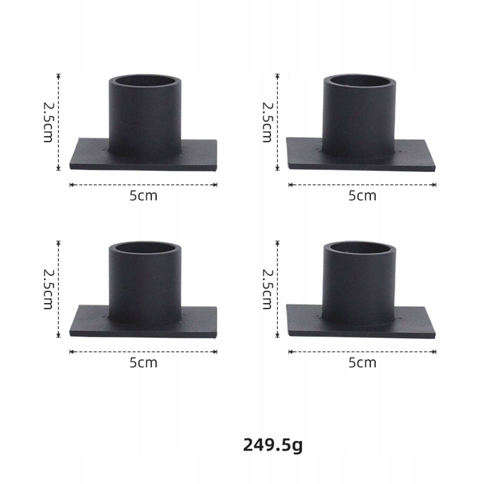 Stożek metalowy 4 . Świecznik, pomnik Rodzaj kandelabr