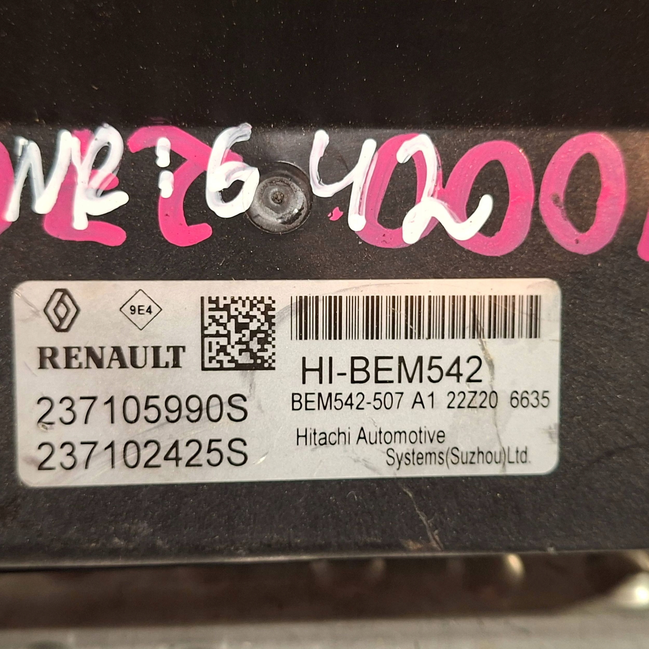 Centralina Motore computer 237102425S 237105990S RENAULT CLIO V 1.6 E-TECH