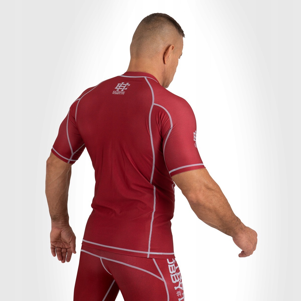 Short sleeve rashguard TRACE CZERWONY S EXTREME HOBBY Rozmiar S