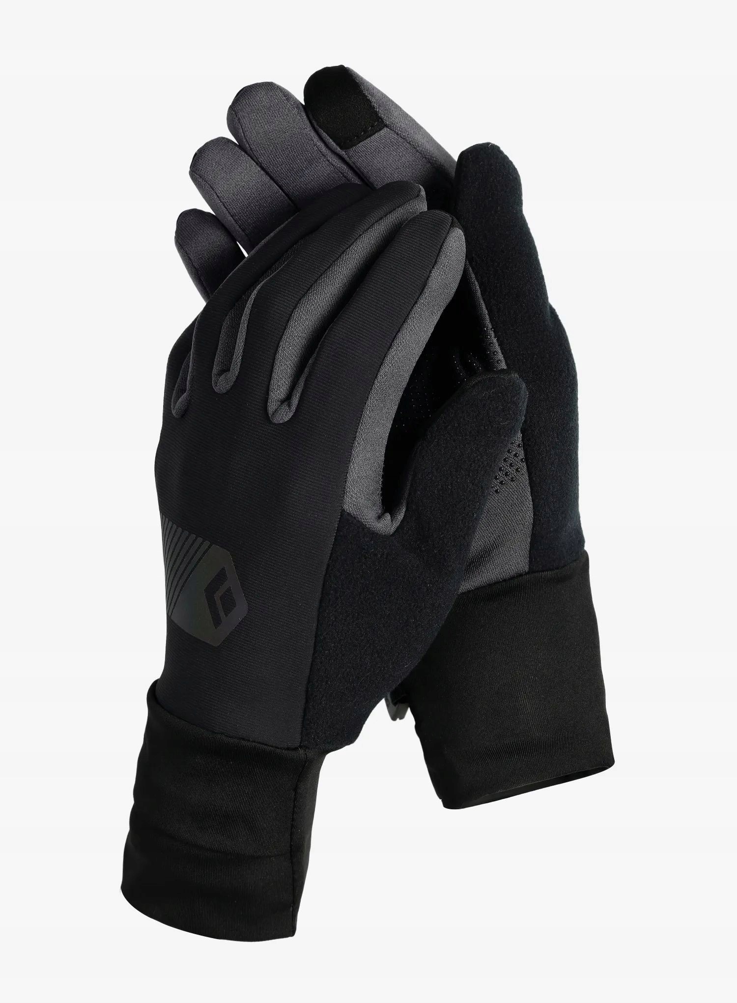 Softshellové rukavice Black Diamond Hybrid Light Gloves černá/karbonová Xs