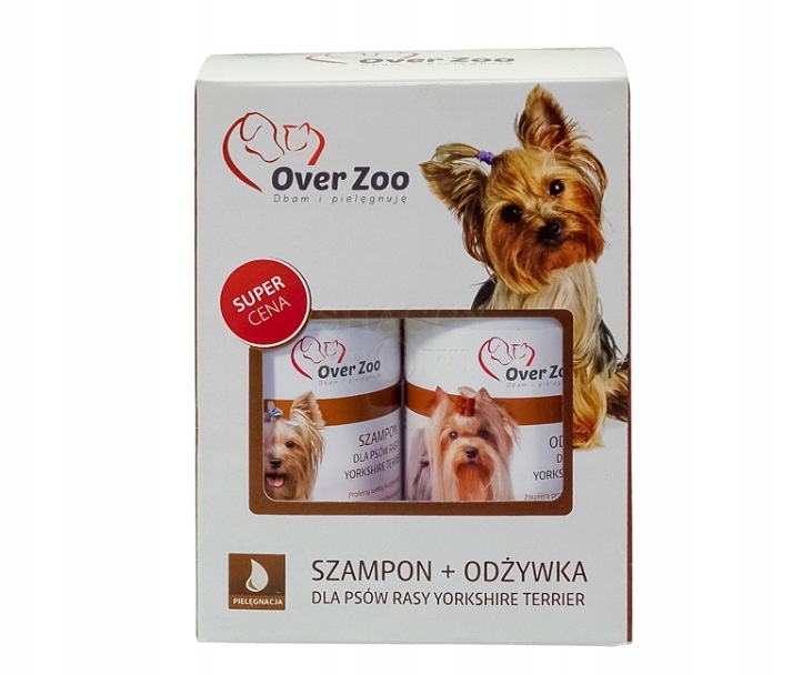 OVER ZOO ZESTAW SZAMPON I ODŻYWKA DLA PSÓW YORKSHIRE TERRIER