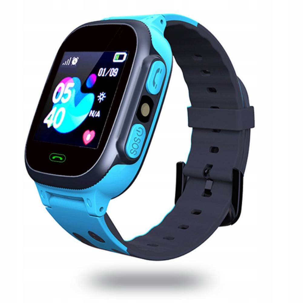 Smartwatch Dla Dzieci Zegarek Sim Zdalne Monitorowanie IP45 Niebieski