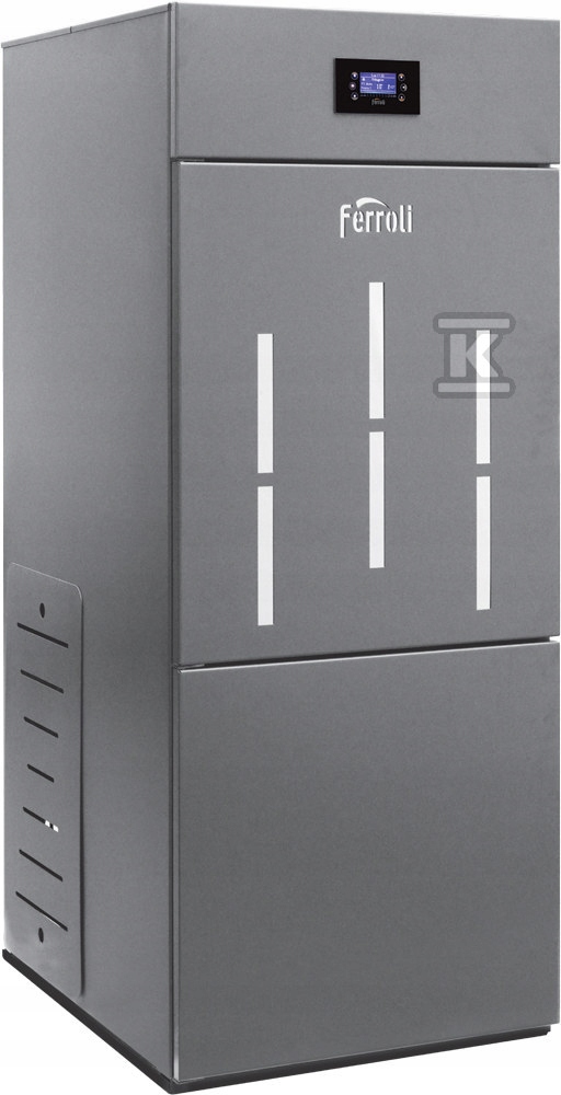 Kocioł peletowy Biopellet Pro 18 kW 1565 x 638 x 772 mm z zbiornikiem 105 k
