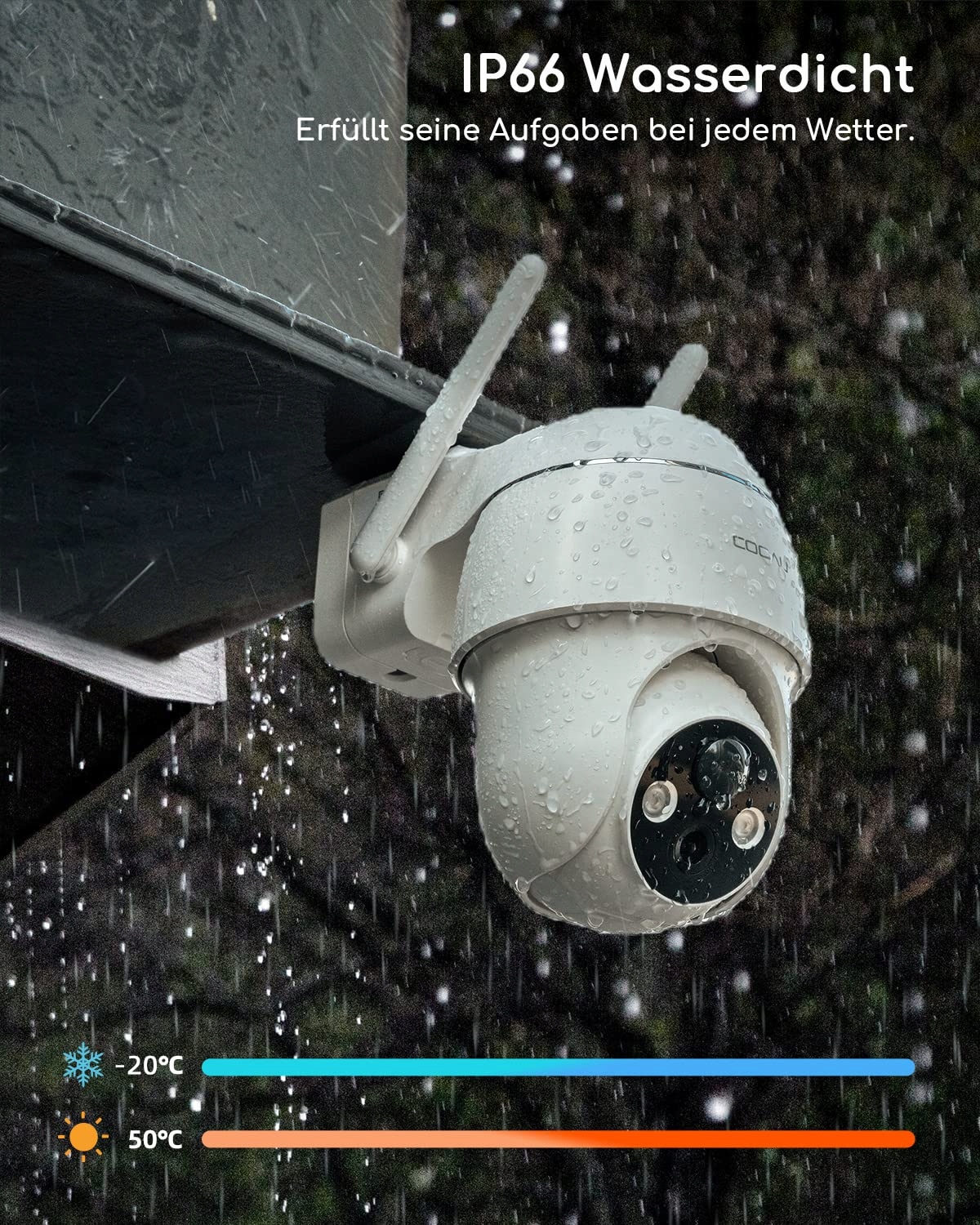 KAMERA ZEWNĘTRZNA OBROTOWA IP WIFI HD 2K 3MP 1296P Model KAMERA ZEWNĘTRZNA 9600mAh