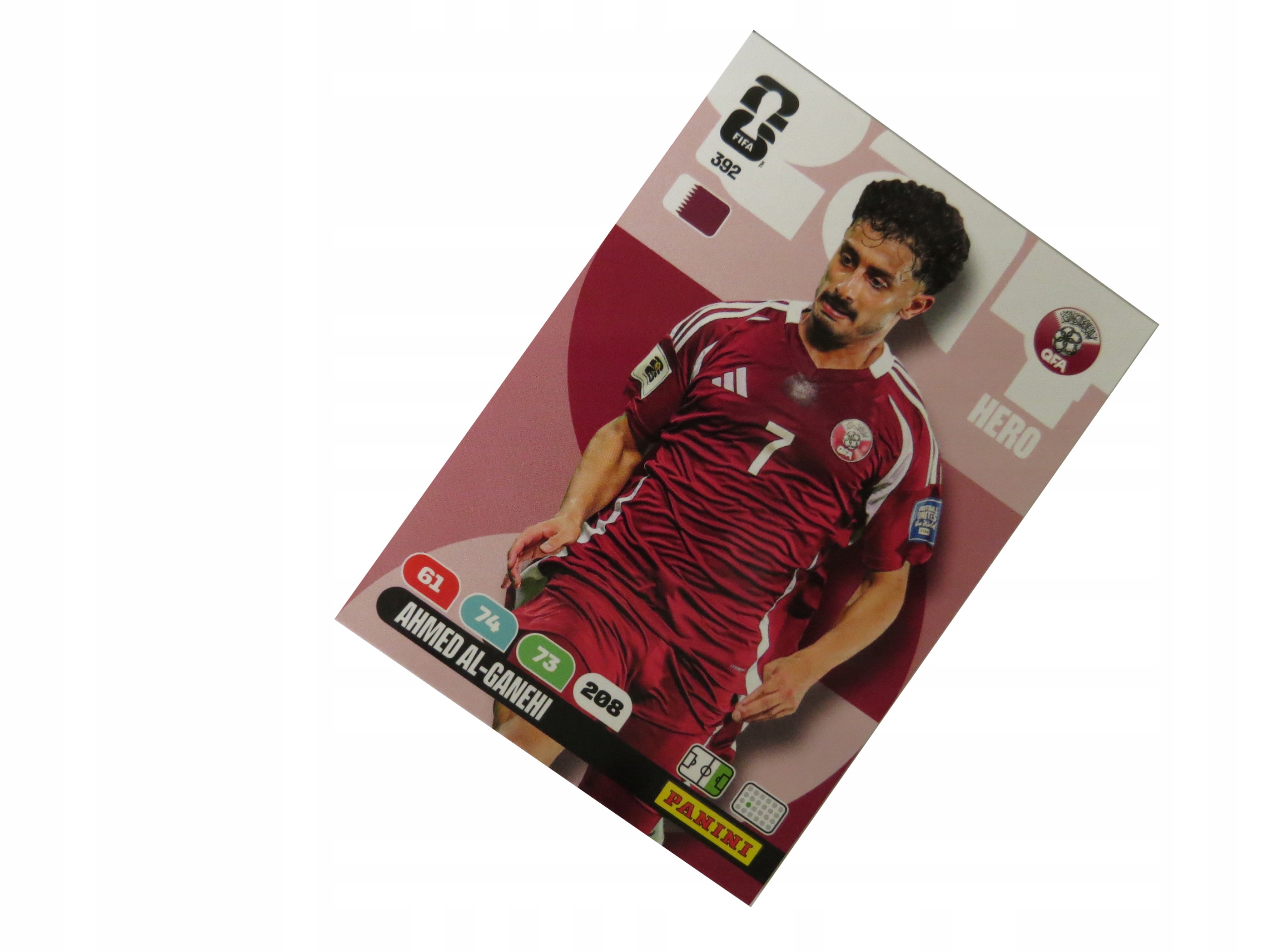 Panini Fifa World Cup 2026 Karta Piłkarska Hero 392 Ahmed Al-ganehi Katar