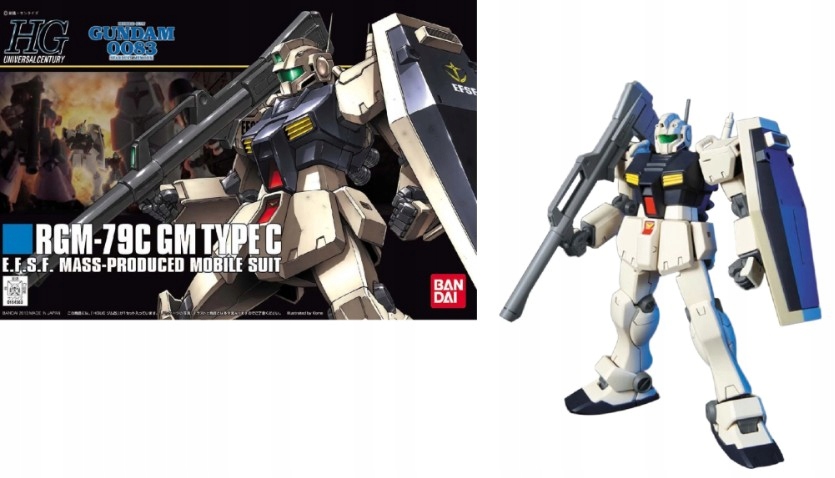 Gundam Hguc RGM-79C Gm Type C 1/144 Model
