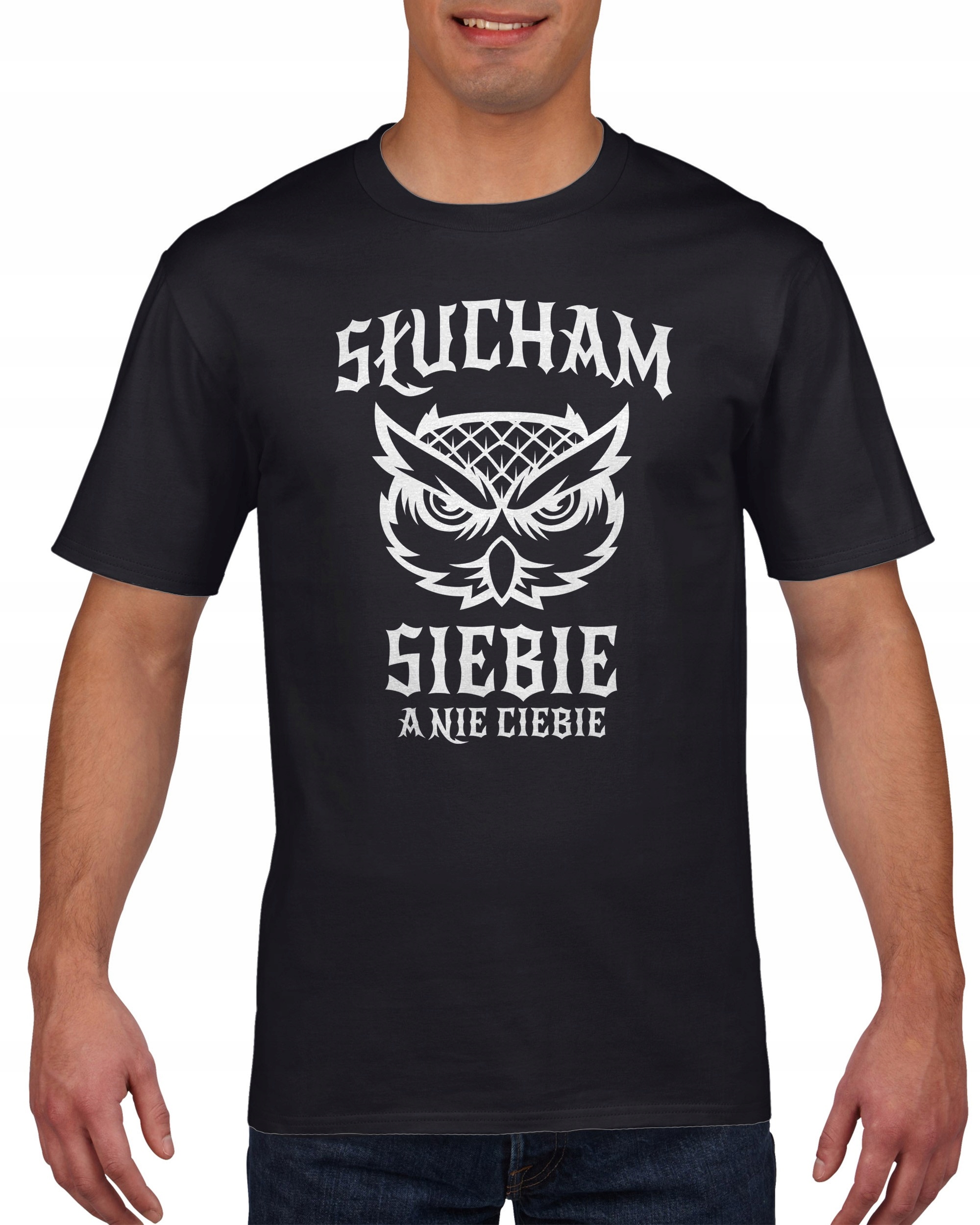 

Koszulka meska Slucham Siebie A Nie Ciebie M