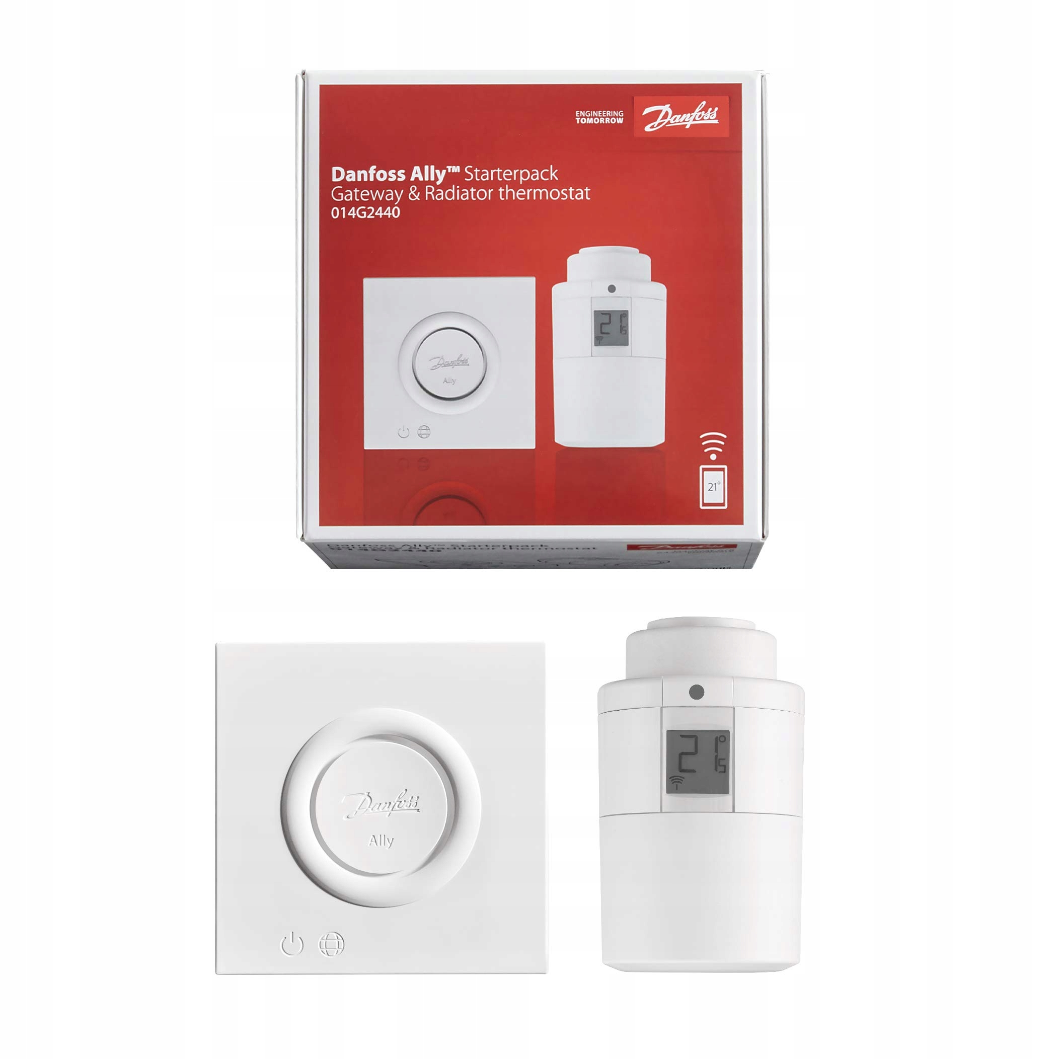 Danfoss Ally Starter Pack internetová brána hlavica 014G2440