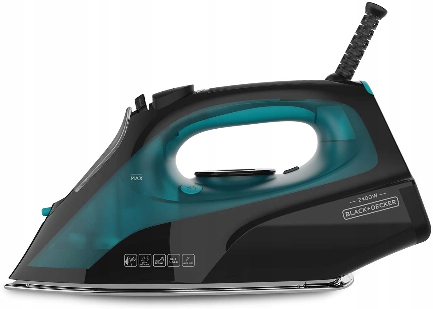 Žehlička Black+Decker, BXIR2403E, parní, přesný hrot, keramická žehlící plo