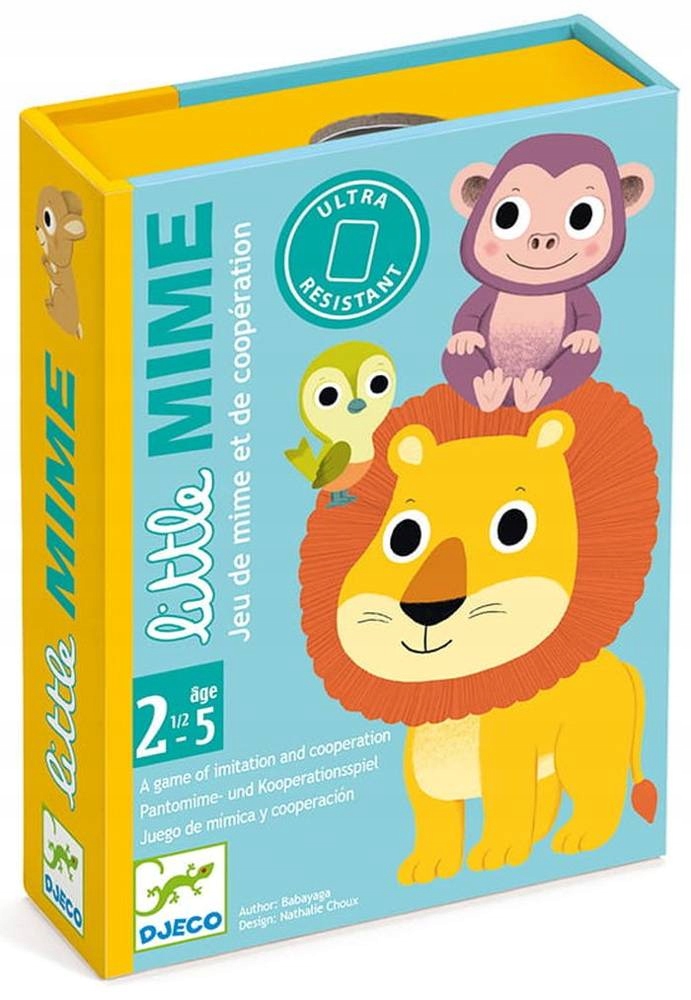 Gra karciana Zagubione zwierzęta Little Mime Djeco Wydawca Djeco