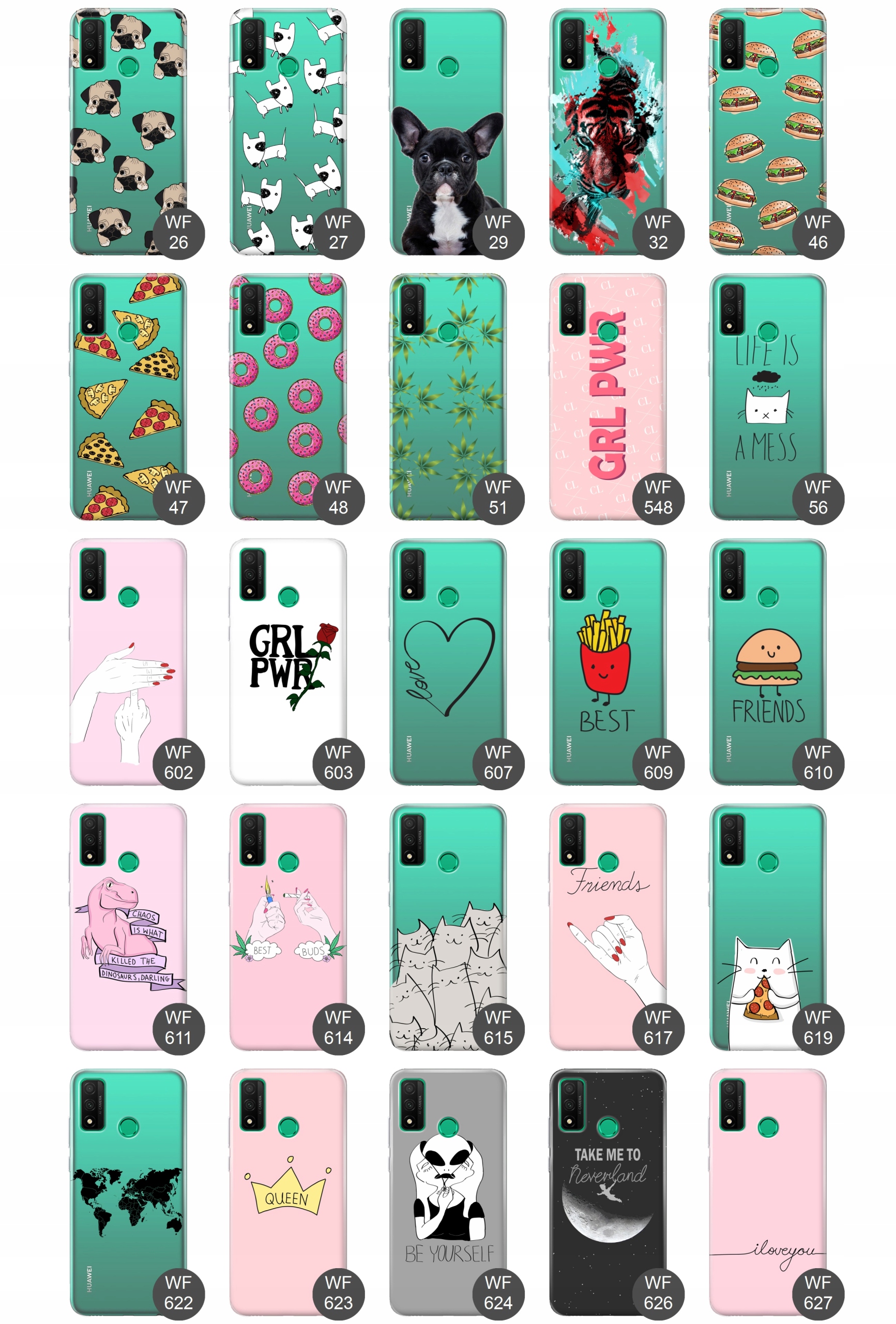 Etui do Huawei P SMART 2020 case guma wzory