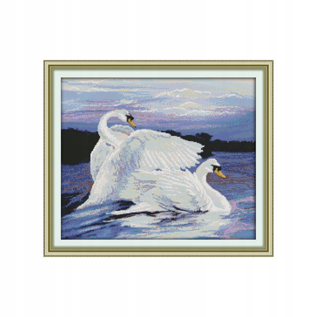 Kanva s potiskem vyšívací sada (kanva,mulina)