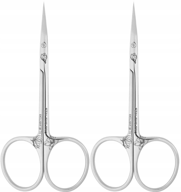 2 kusy Profesionální nůžky na kůži Exclusive 22 Type 1 Staleks