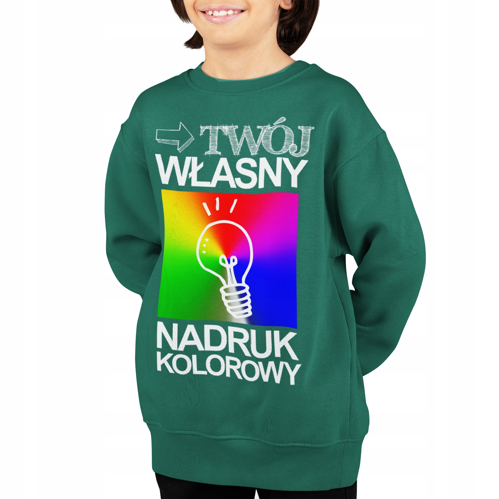 

Bluza z własnym nadrukiem Dziecięca r 12/14 lat Bg