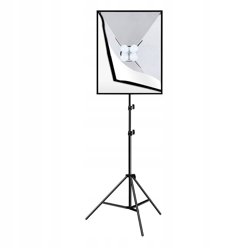Sada osvětlení Puluz 50x70 cm stativ 4x Led žárovka