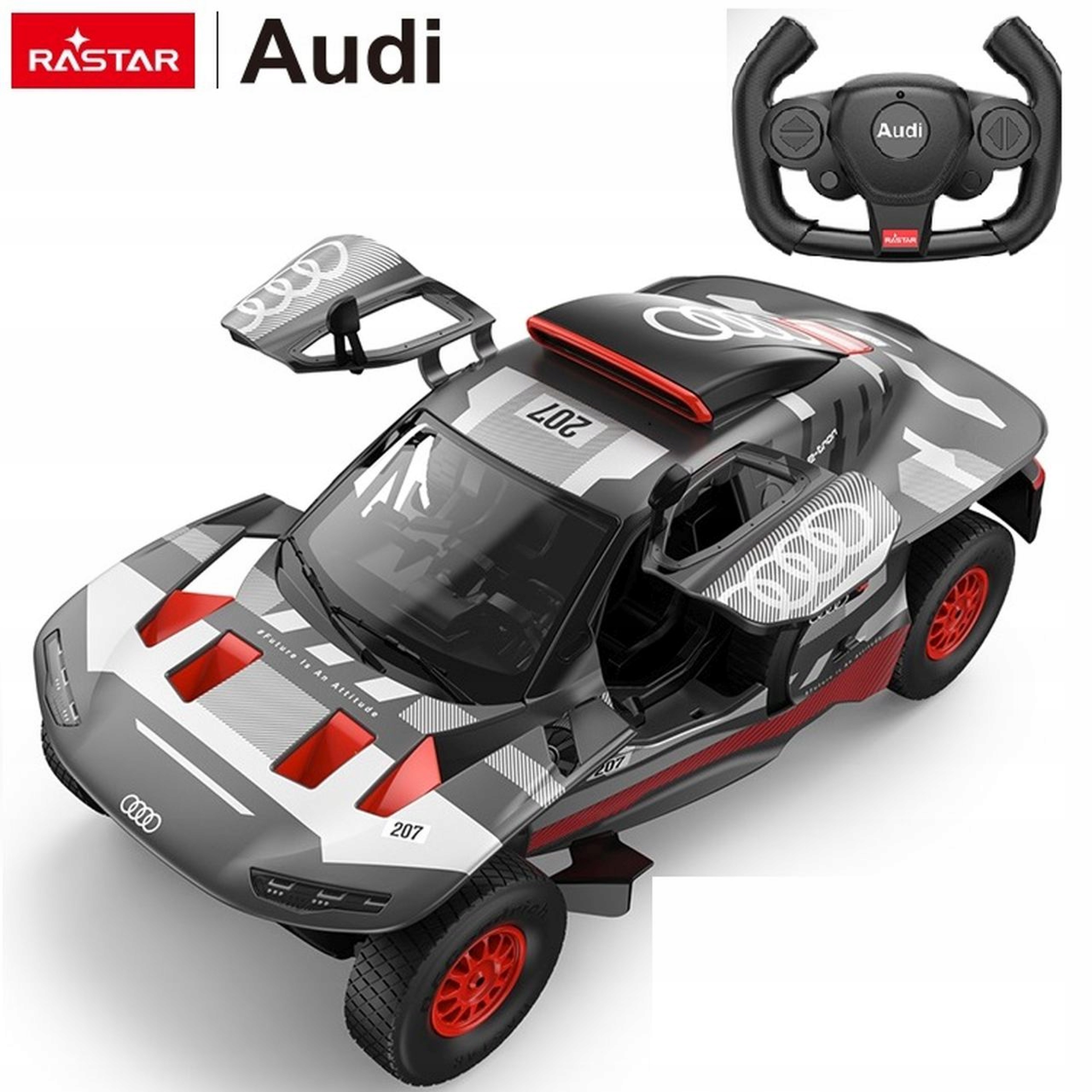 Rastar Auto, na radio, Audi R8 Q e-tron, 1:14