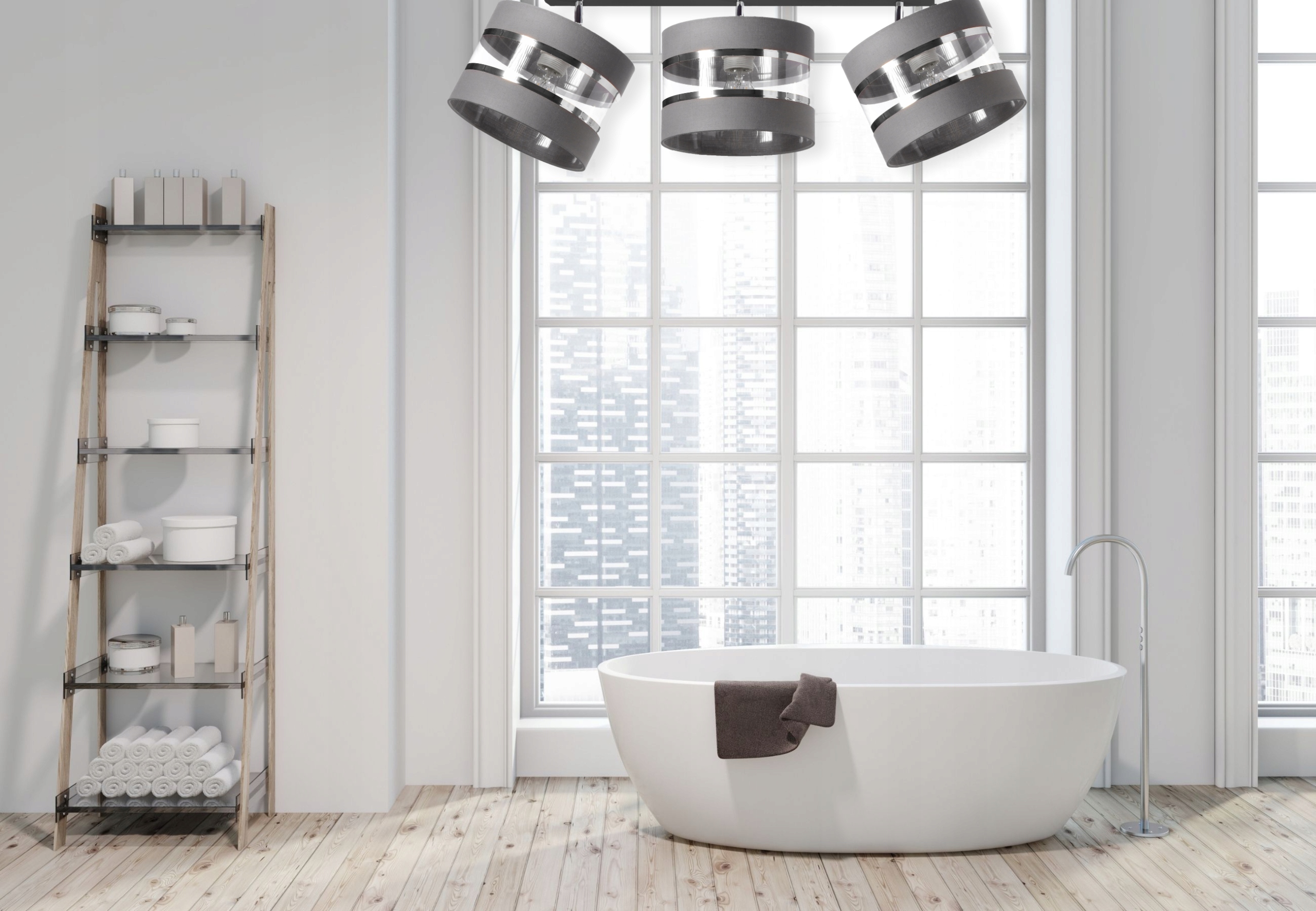 LAMPA SUFITOWA WISZĄCA VIRE 2pł PLAFON E27 LED Styl nowoczesny