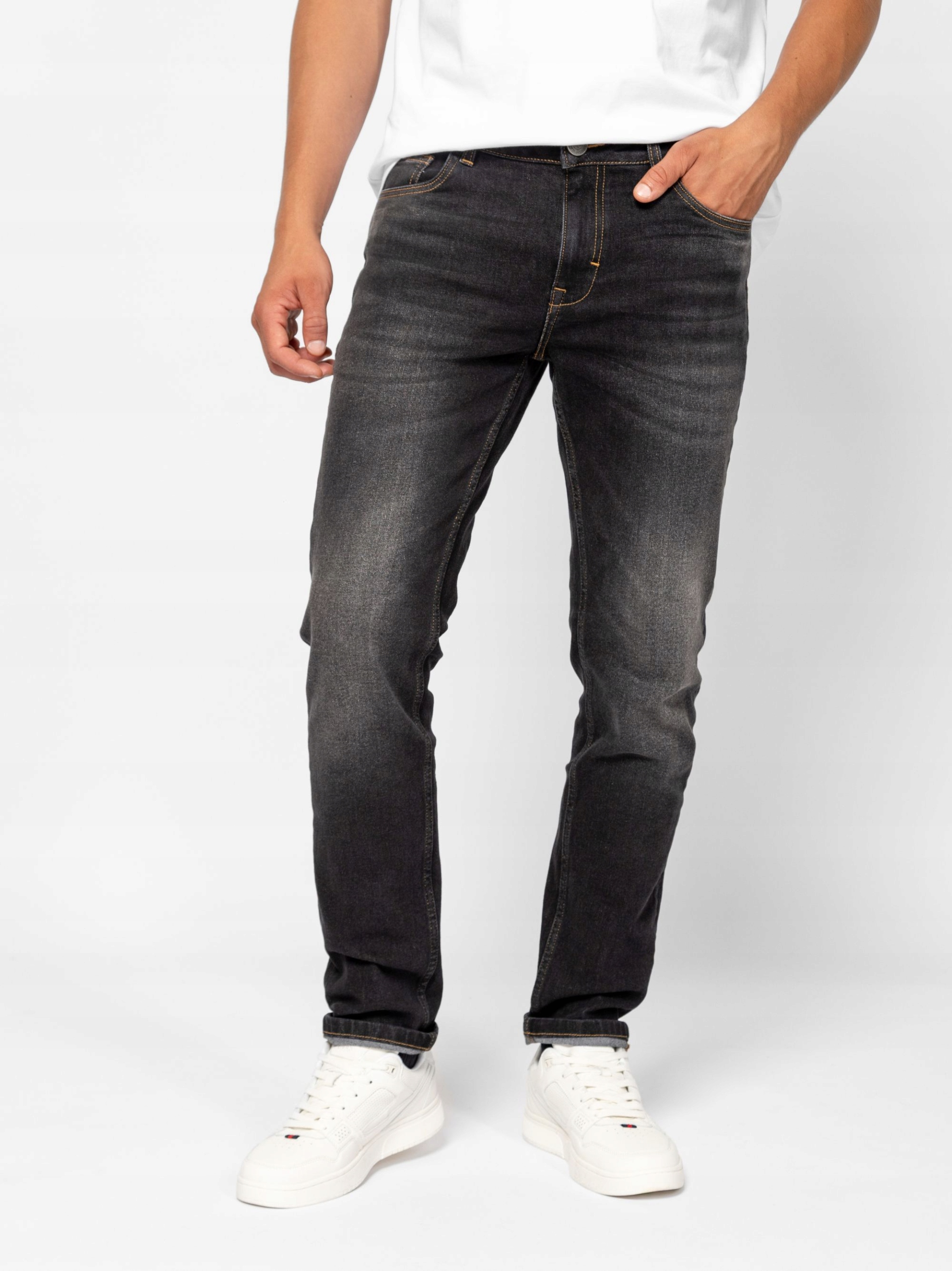 Heavy Tools Pánské Džíny Fausto Graphite Grafitové 34