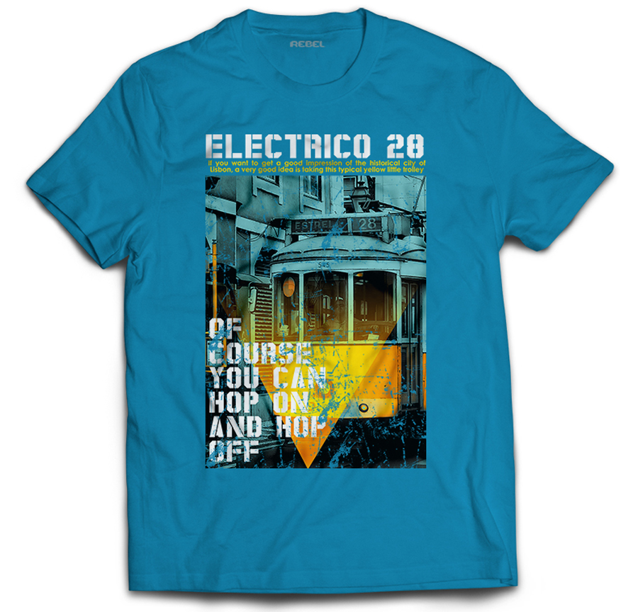 

T-shirt Koszulka Lizbona Tramwaj Retro Vintage XL
