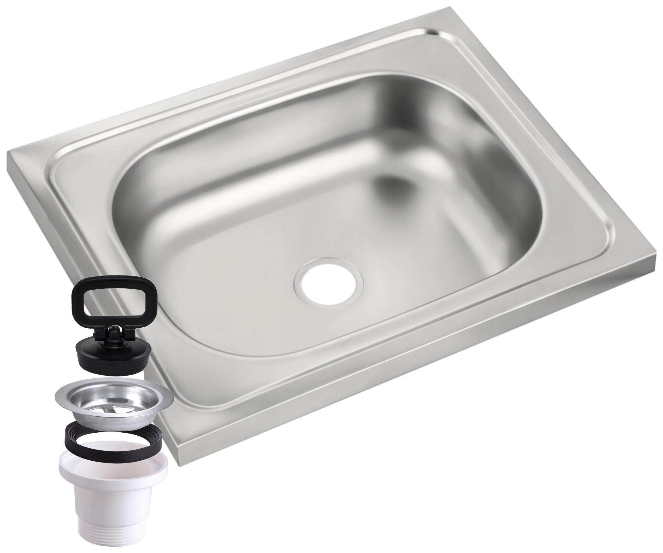 Oceľový Drez Jednokomorový Obdĺžnik 4524