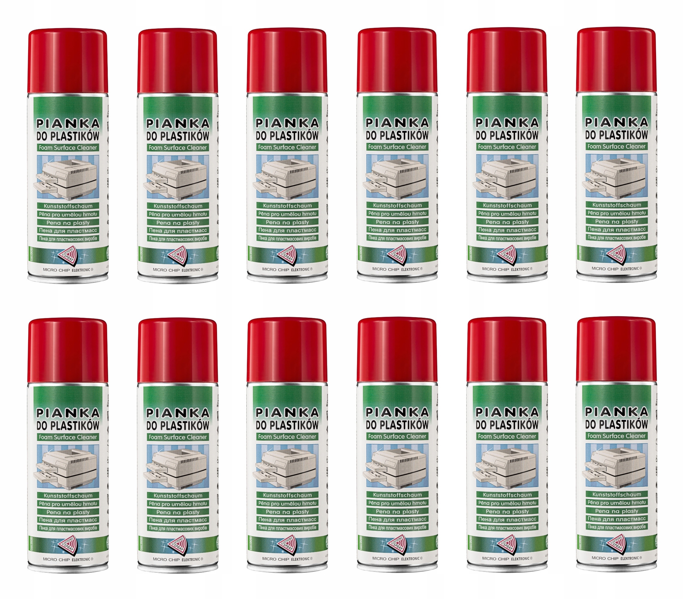 PIANKA DO PLASTIKÓW ZESTAW 12 szt x 400 ml