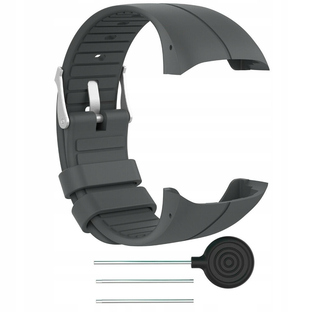 Pasek Silikonowy Do Polar M400 M430 Szary